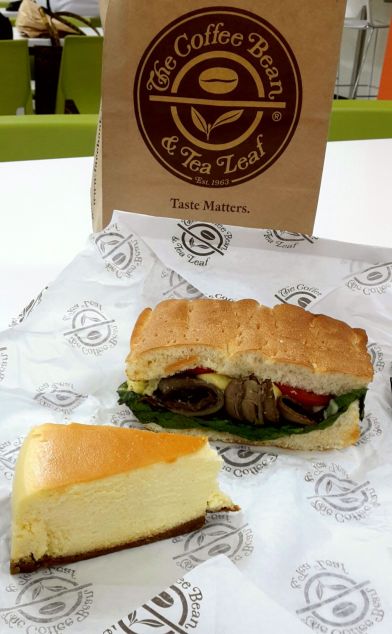CBTL Roast Beef Sandwich and Chicago Cheesecake